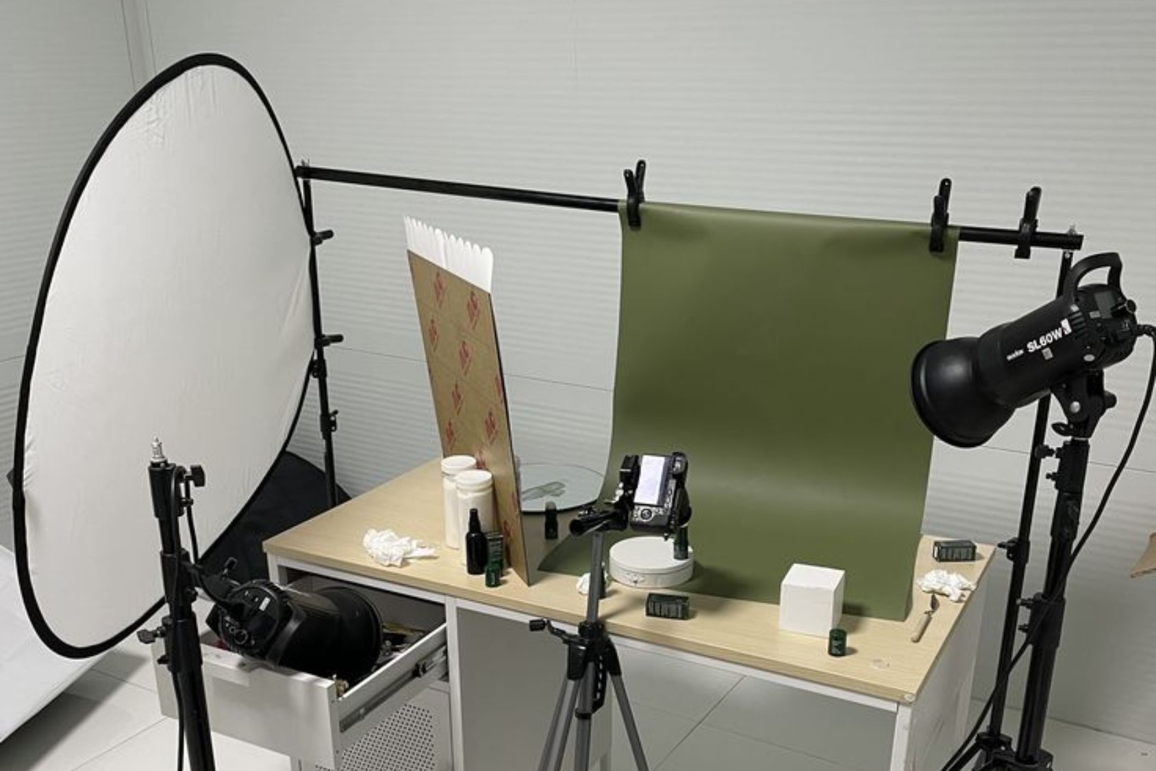 Content creation studio setup