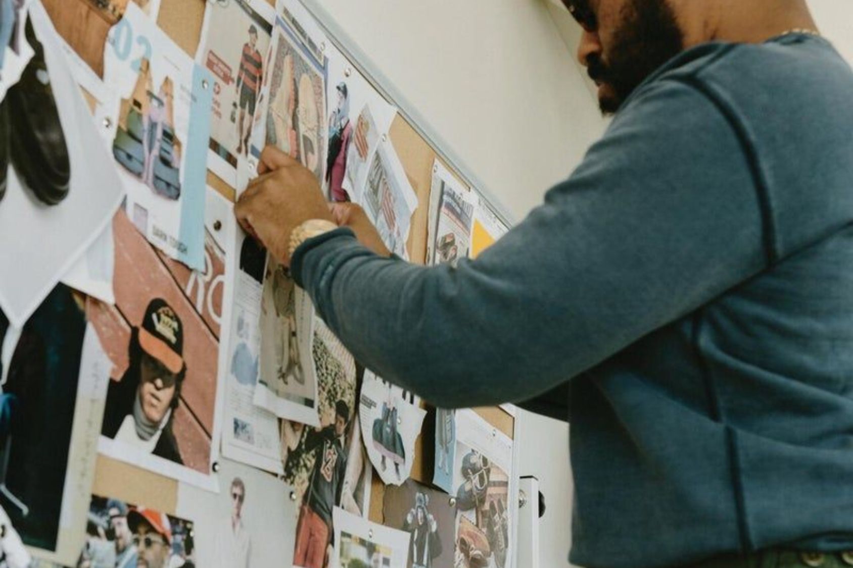 Creative direction planning and moodboard setup